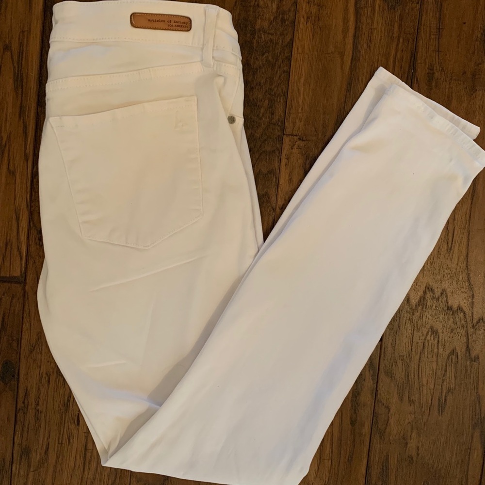 Articles of Society white skinny jeans- size 28